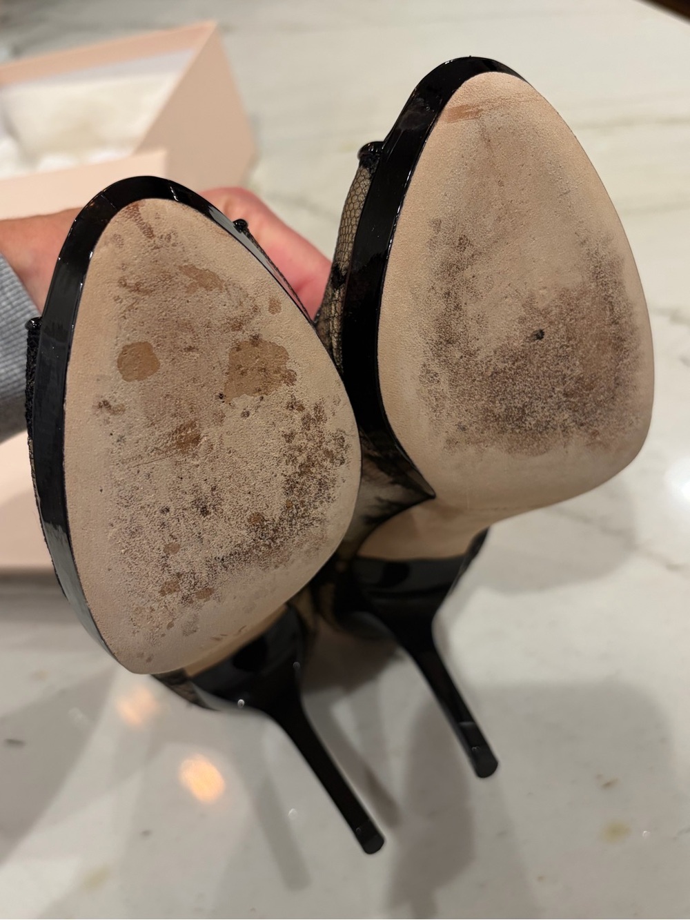 Jimmy Choo lace pumps- 6.5 NEW - Picture 11 of 16
